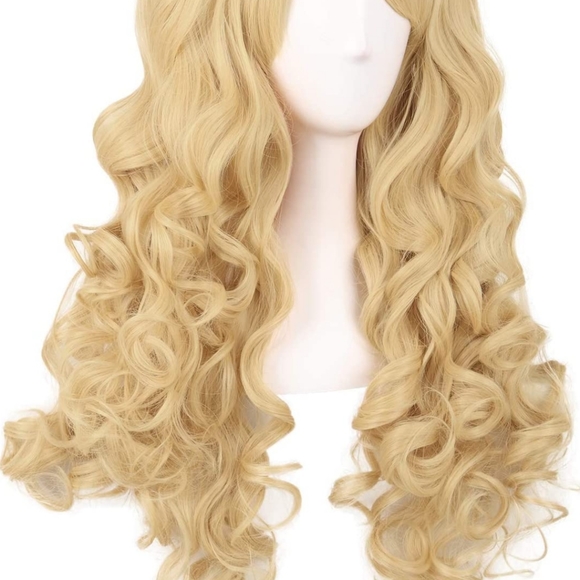 Halloween costume Golden Yellow Lolita Wig - Picture 3 of 9